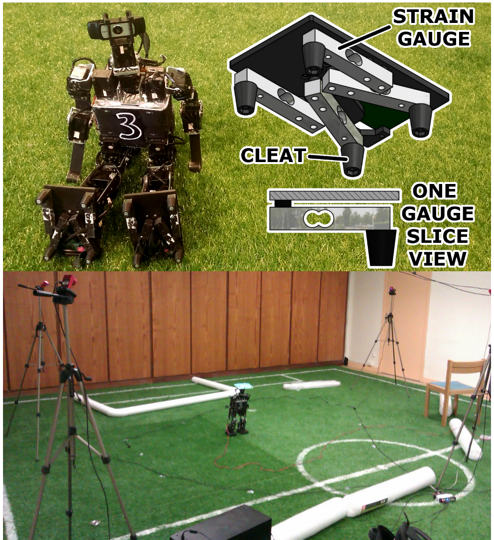Learning the odometry on a small humanoid robot
